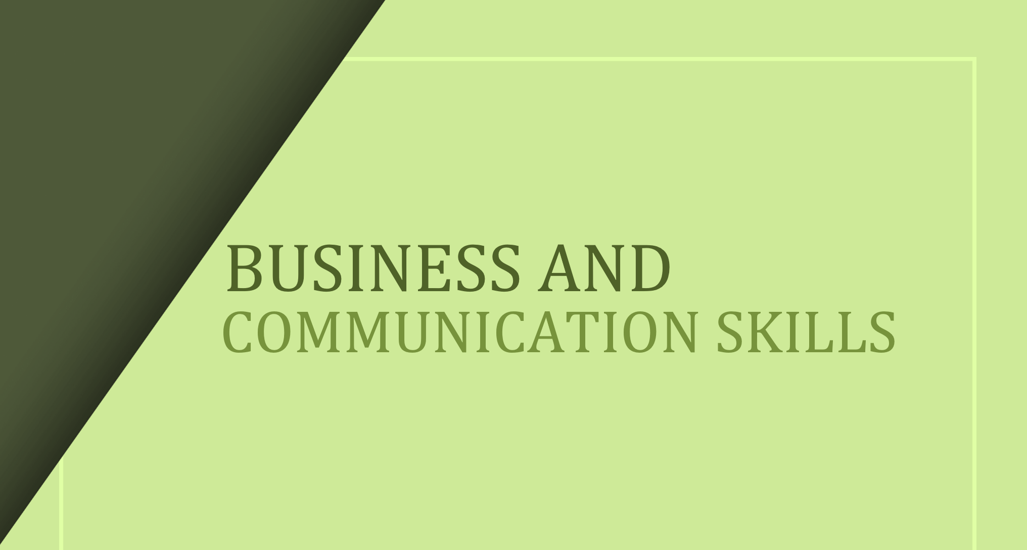 T4: Business Communication Skills